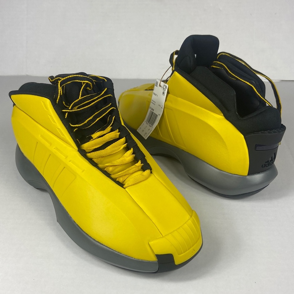 *NEW WITH TAG Adidas Crazy 1 Sunshine Kobe Bryant Yellow Sneakers Sz 11.5 GY3808